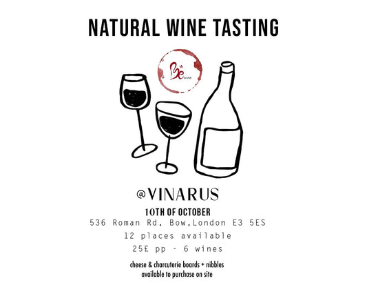 Natural Wine Tasting - Tuesday 10 October, starting at 19:00